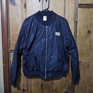 PINK Victoria's Secret Black Bomber Jacket